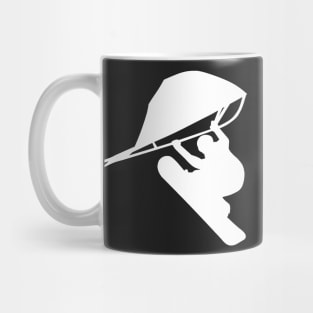 Snowboarder with kitewing Mug